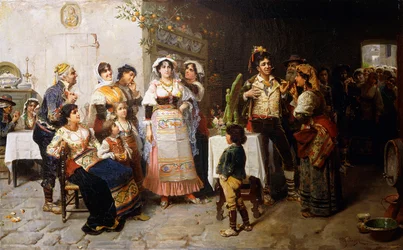 Vorbereitungen für die Hochzeit