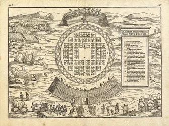 La Terra de Hochelaga nella Nova Francia (Das Land Hochelaga in Neufrankreich)