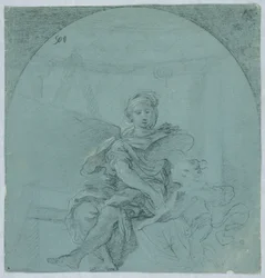 Entwurf für Allegorie der Malerei