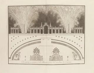 Fest anlässlich der Hochzeit von Ferdinand, Herzog von Parma, mit der Erzherzogin..., 1769
