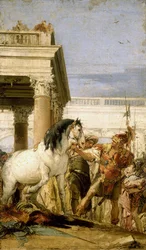 Alexander zähmt Bucephalus