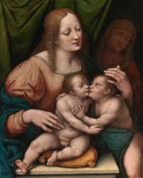 Madonna mit Kind, dem jungen Johannes dem Täufer und der Heiligen Elisabeth