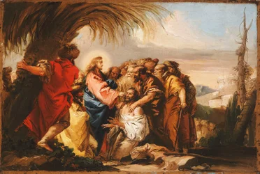 Christus heilt den Blinden, ca. 1751