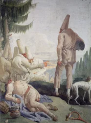Pulcinella im Urlaub