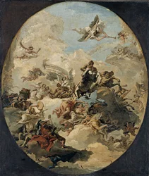 Die Apotheose des Herkules