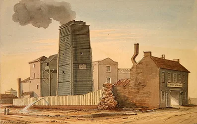 Ansicht der Clink Street Wasserwerke, Southwark