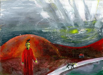 Gelbgesichtiger Hund, nimm mich mit nach Hause, 2005