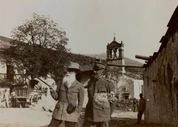 Album "Bilder des Krieges II": Italienische Soldaten in Val Chiusone nach Podsenica, 09/1917 (s/w Foto)