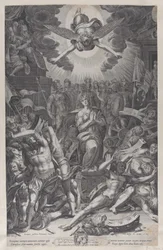 Martyrium der Heiligen Katharina, nach Bernardino Passari