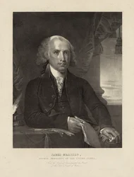 James Madison, vierter Präsident der Vereinigten Staaten, ca. 1828
