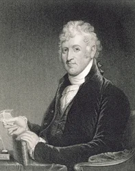 David Humphreys, gestochen von George Parker nach einer Kopie des Originalgemäldes von James Herring