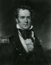 Kapitän Hugh Clapperton, graviert von Thomas Lupton, 1828