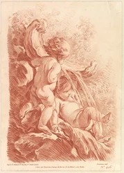 Brunnen mit zwei Putten, ca. 1773