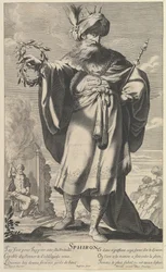 Sphiron, ca. 1639-40. Schöpfer: Gilles Rousselet, Abraham Bosse