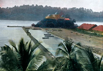 Port Blair, Hauptstadt der Andamanen- und Nikobareninseln, Indischer Ozean, ca. 1890