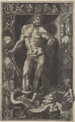 Herkules als Bezwinger der Hydra von Lerna