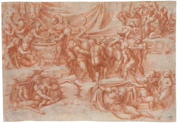 Ein Kinderbacchanal, nach Michelangelo