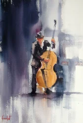Cooler Jazz-Bass