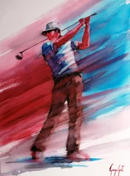 Dynamischer Golfschwung