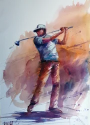 Dynamischer Golfschwung