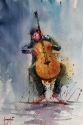 Leidenschaftlicher Cellospieler
