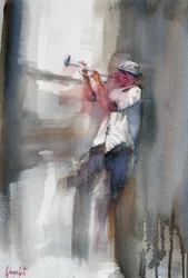Seelenvoller Jazz-Trompeter