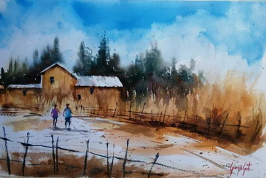 Landschaft auf dem Land 15