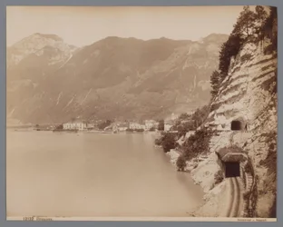 Brunnen am Vierwaldstättersee in der Schweiz