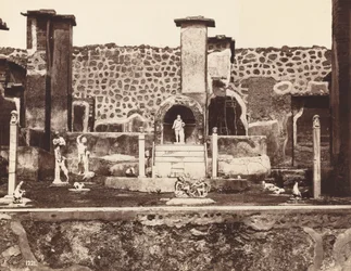 Casa di Marco Lucrezio, Pompeji, ca. 1870
