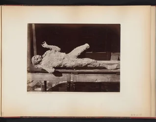 Mumifizierte Person in Pompeji, Italien