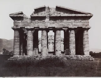 Der Tempel des Neptun oder Poseidon in Paestum