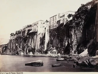 Das Haus von Tasso hoch über dem Meer von Sorrent