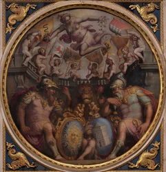 Allegorien der Viertel San Giovanni und Santa Maria Novella, 1563-1565