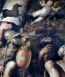 Allegorie der Stadt Arezzo, Italien
