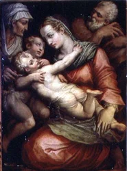 Heilige Familie mit St. Anna und Johannes dem Täufer