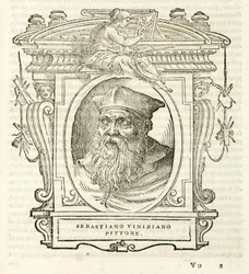 Mailand, Biblioteca Braidense, Vite de piv excellent, Giorgio Vasari 1568, Sebastian Viniziano