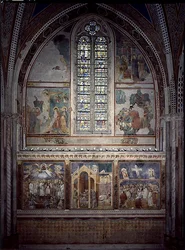 Szenen aus dem Leben Christi und dem Zyklus des Heiligen Franziskus