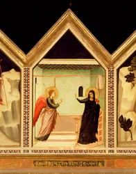 Verkündigung, aus dem St. Reparata Polyptychon (Detail)