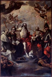 Johannes der Täufer, St. Georg, St. Lucia, St. Katharina, St. Bernhard