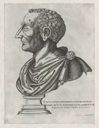 Speculum Romanae Magnificentiae: Büste von Livius, 1582