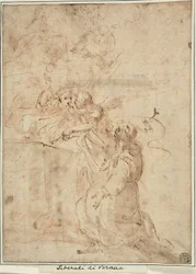 Vision des Heiligen Franziskus von Assisi in Portiuncula