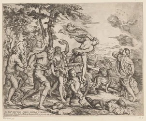 Bacchus trifft Ariadne auf Naxos