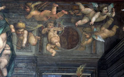 Die Hochzeit von Alexander dem Großen und Roxanne (Detail)