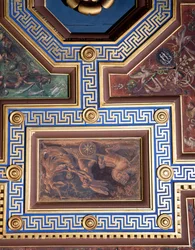 Die Hochzeit von Alexander dem Großen und Roxanne (Detail)