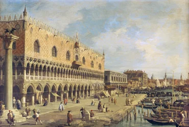 Die Riva degli Schiavoni, Venedig