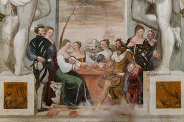 Kartenspiel, Hauptsaal, ca. 1570