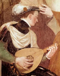 Tanzeinladungen, Detail (Fresko)