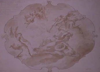 Triumph der militärischen Tugend, ca. 1750