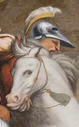 Zentrales Kirchenschiff, Dritter südlicher Bogen, Aufstieg nach Kalvaria, Il Pordenone