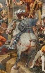 Counterfaccata, IL Pordenone, Kreuzigung 1520-21 (Detail)